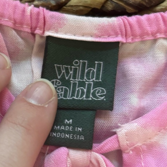 Pink Floral Mini Dress - Picture 2 of 3